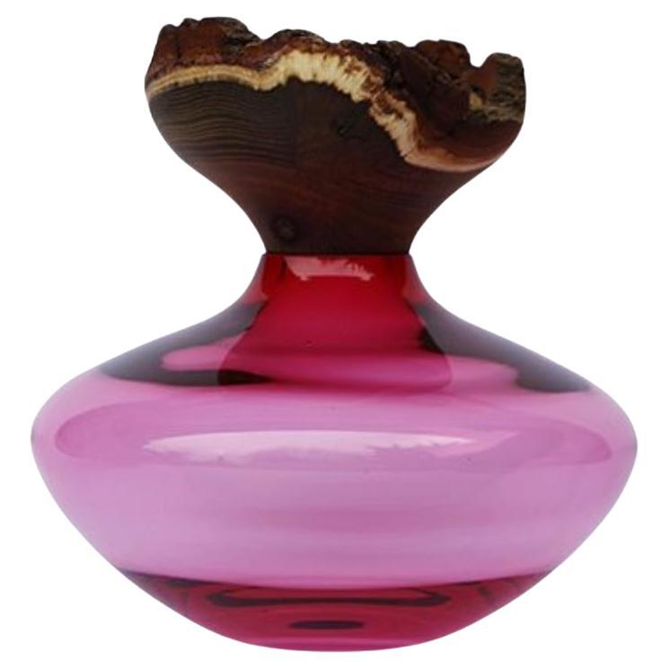 Vaso rosa impilabile Bloom di Pia Wüstenberg