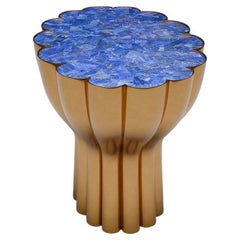 Tavolo Bloom Small con Lapiz Lazuli