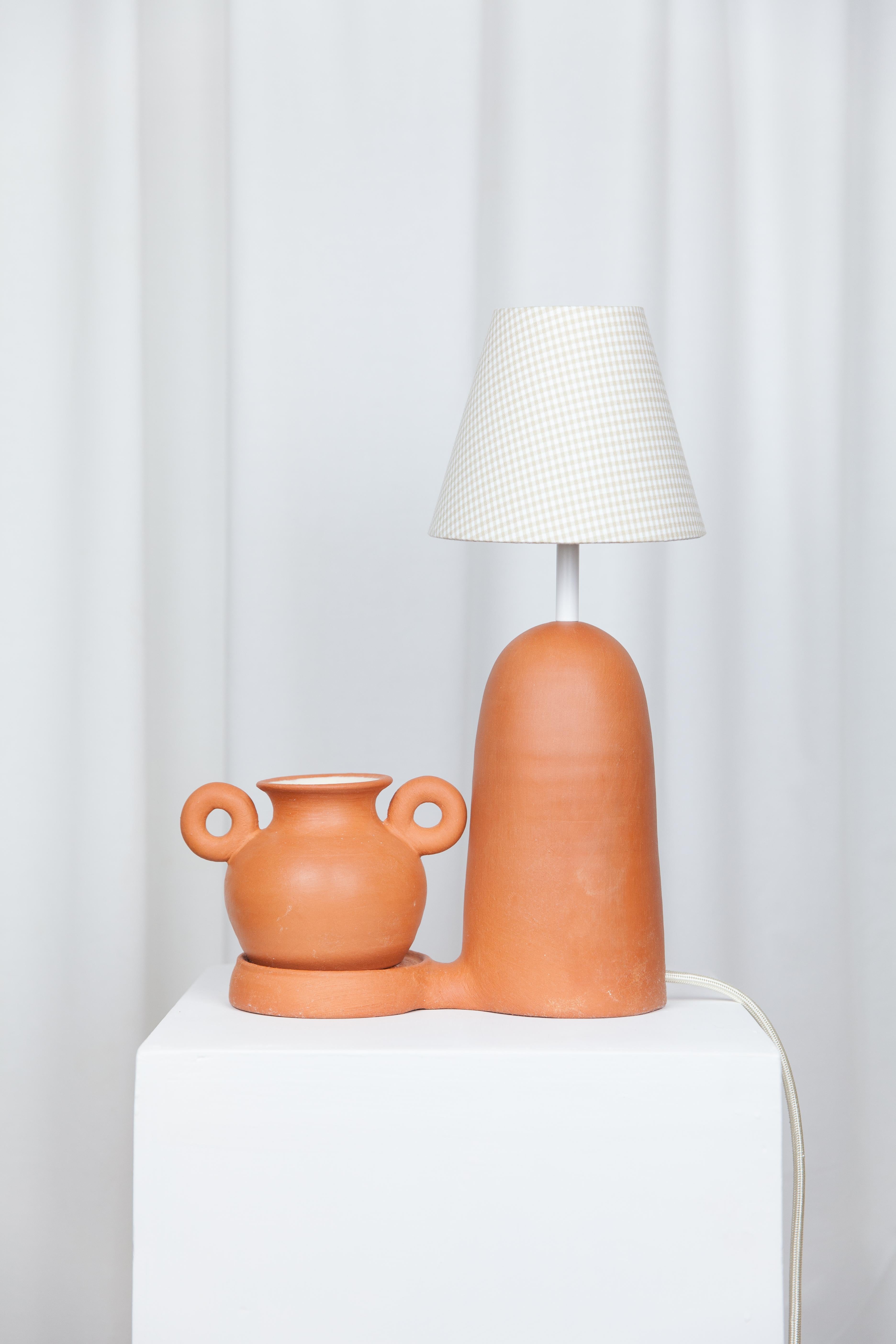 Bloom Yellow Lamp + Vase by Lola Mayeras 3