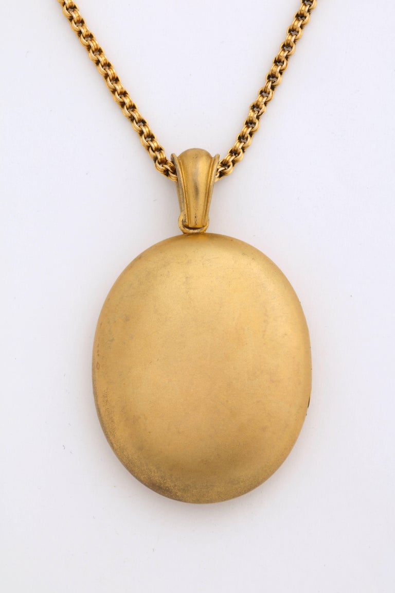 Bloomed Gold Large Locket at 1stDibs original gold locket