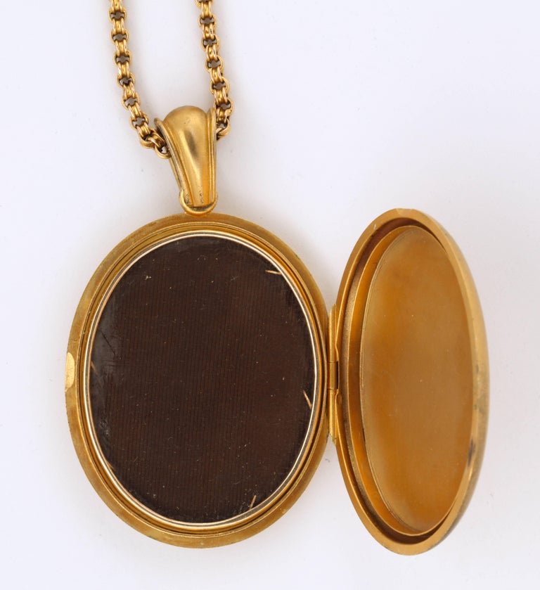 Bloomed Gold Large Locket at 1stDibs | original gold locket