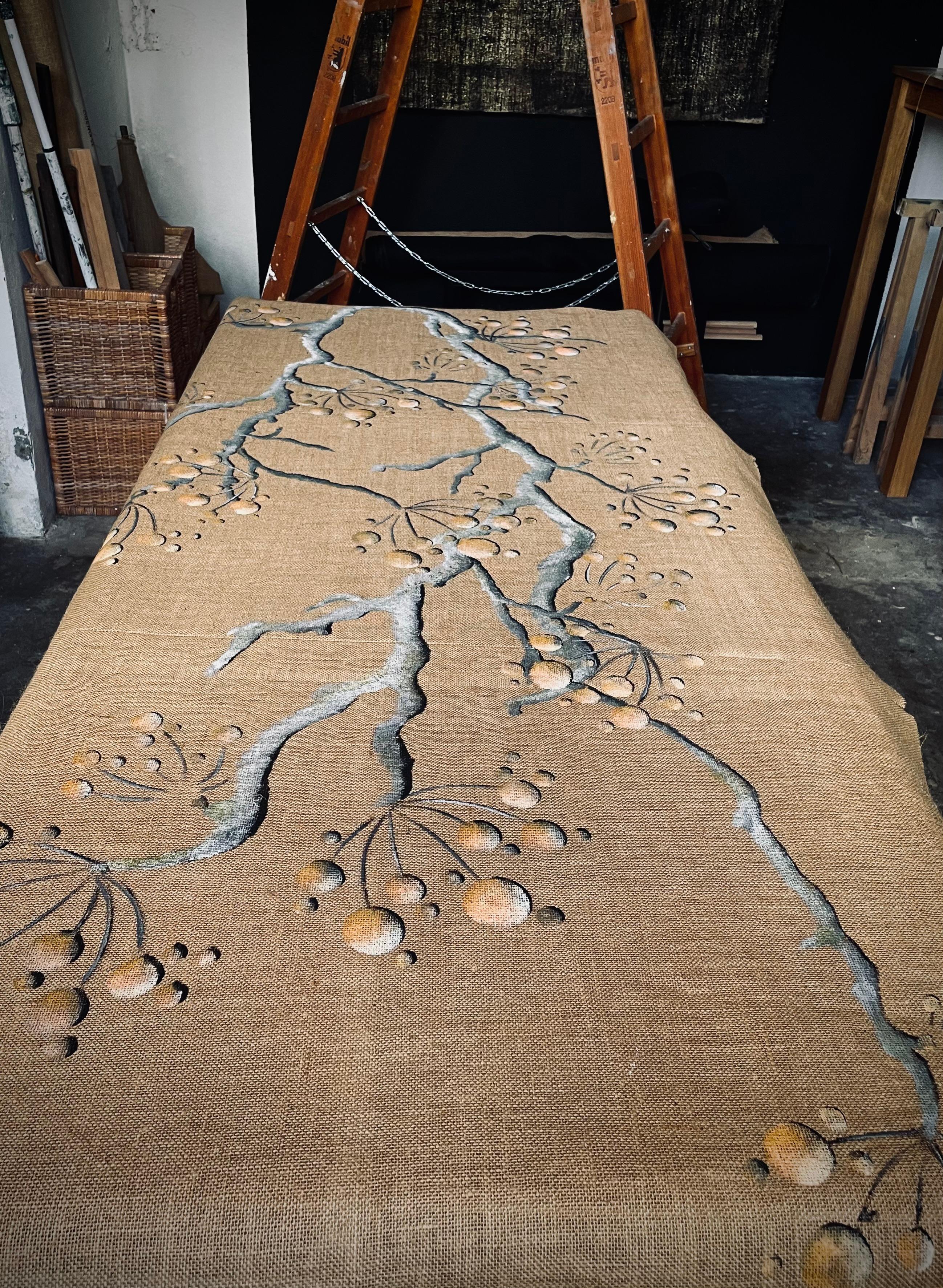 Blühende Seifenblasen (Jute) im Angebot