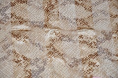 Blooming Roses With Snake Silk and Silk Chiffon Scarf