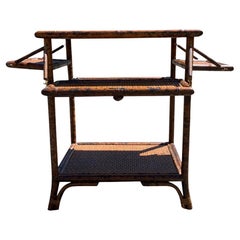 Bloomingdale's Table de nuit en rotin et bambou