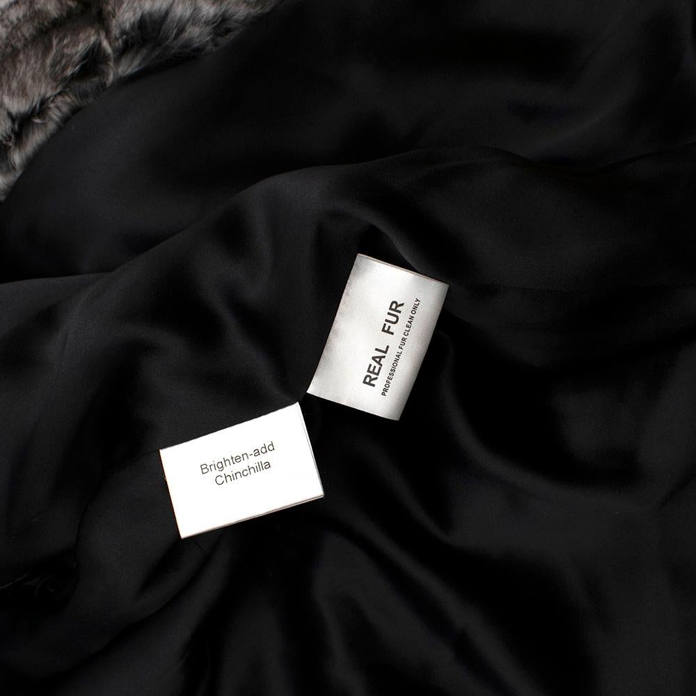 Bloomingdales x Maximilian Chinchilla Fur Coat  In New Condition In London, GB