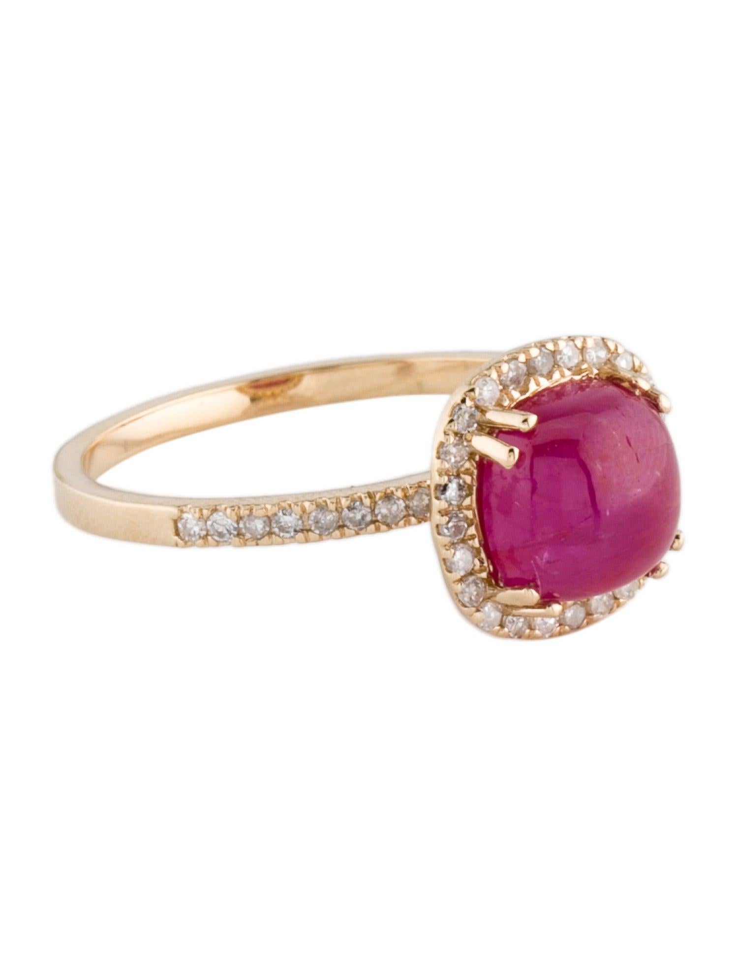 Indulge in the passionate allure of nature with our Blooms of Passion Ruby and Diamond Cushion Ring, a captivating piece from the Jeweltique collection. Crafted with precision and adorned with meticulous details, this ring is a celebration of love,
