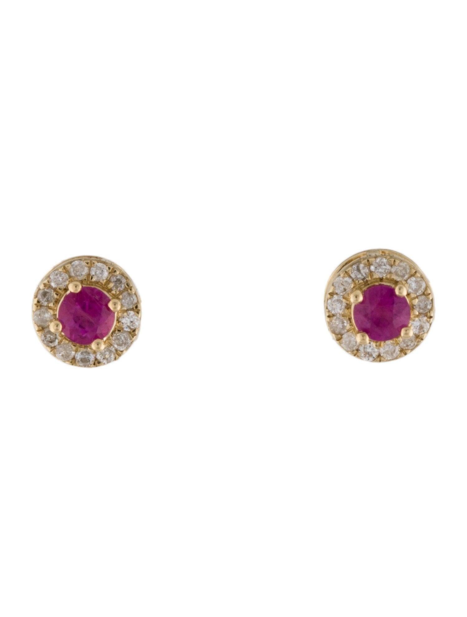 Embrace the fiery allure of passion with our Blooms of Passion Ruby and Diamond Earrings. Crafted with precision and love in the heart of India, these exquisite earrings are a testament to Jeweltique's commitment to quality and craftsmanship.

Set