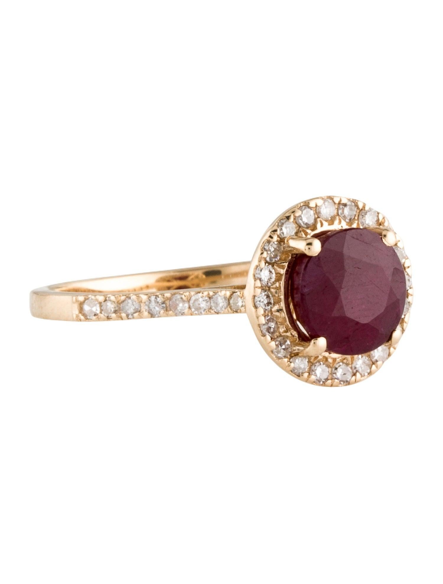 Immerse yourself in the enchanting allure of the Blooms of Passion collection with this exquisite Ruby and Diamond Ring by Jeweltique. Meticulously crafted with a keen eye for detail, this ring is more than a piece of jewelry; it's a celebration of