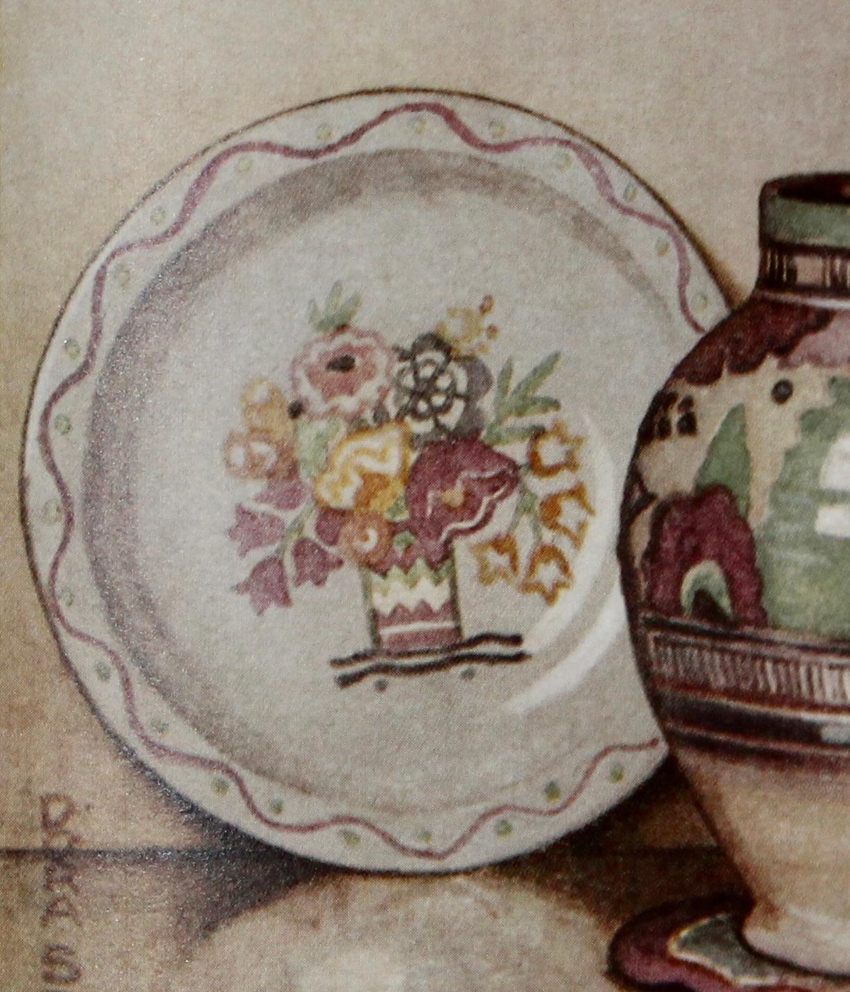 Bloomsbury Taste Art Deco Poole Studio Pottery signed Carter Stabler Adams For Sale 4