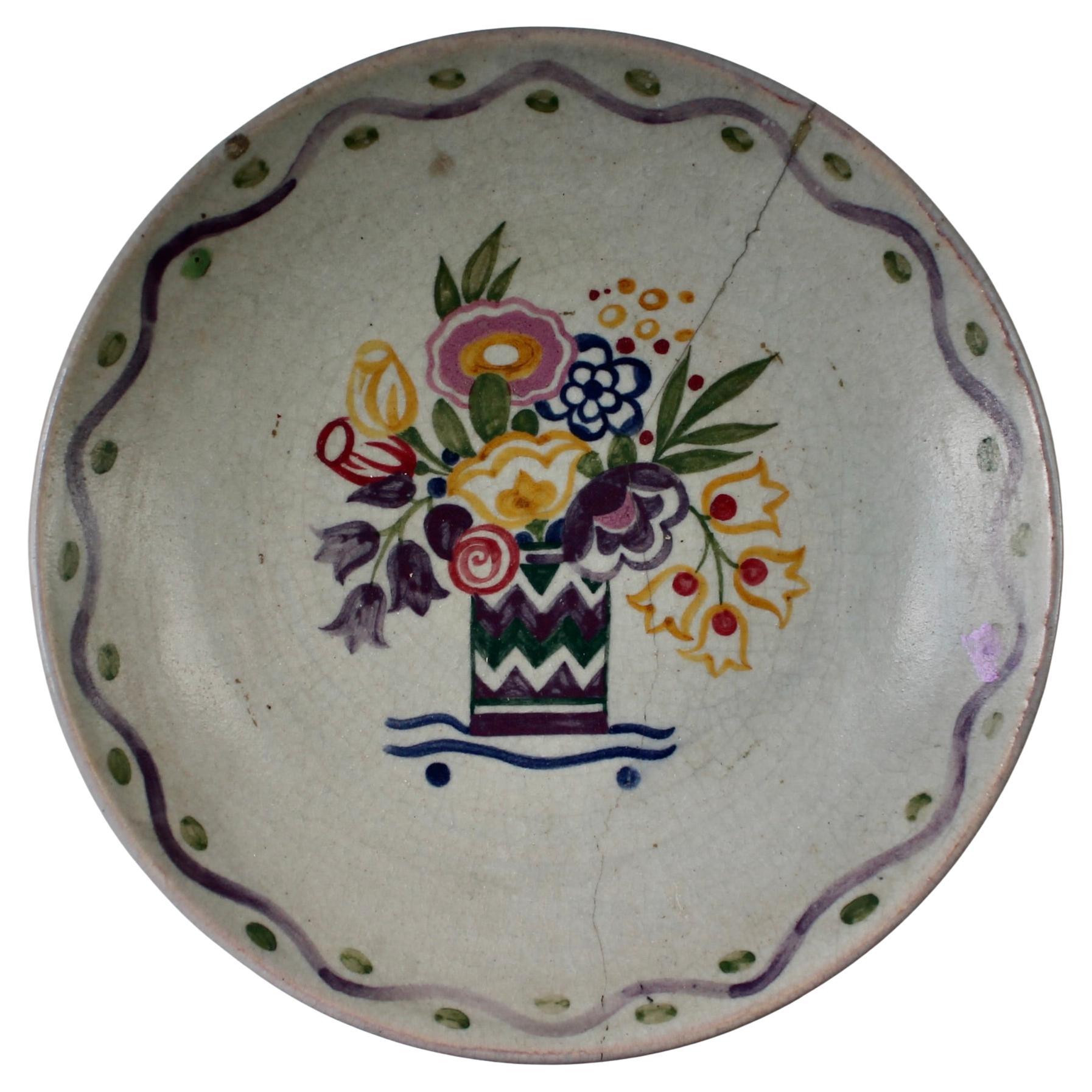 Bloomsbury Taste Art Deco Poole Studio Pottery signed Carter Stabler Adams For Sale