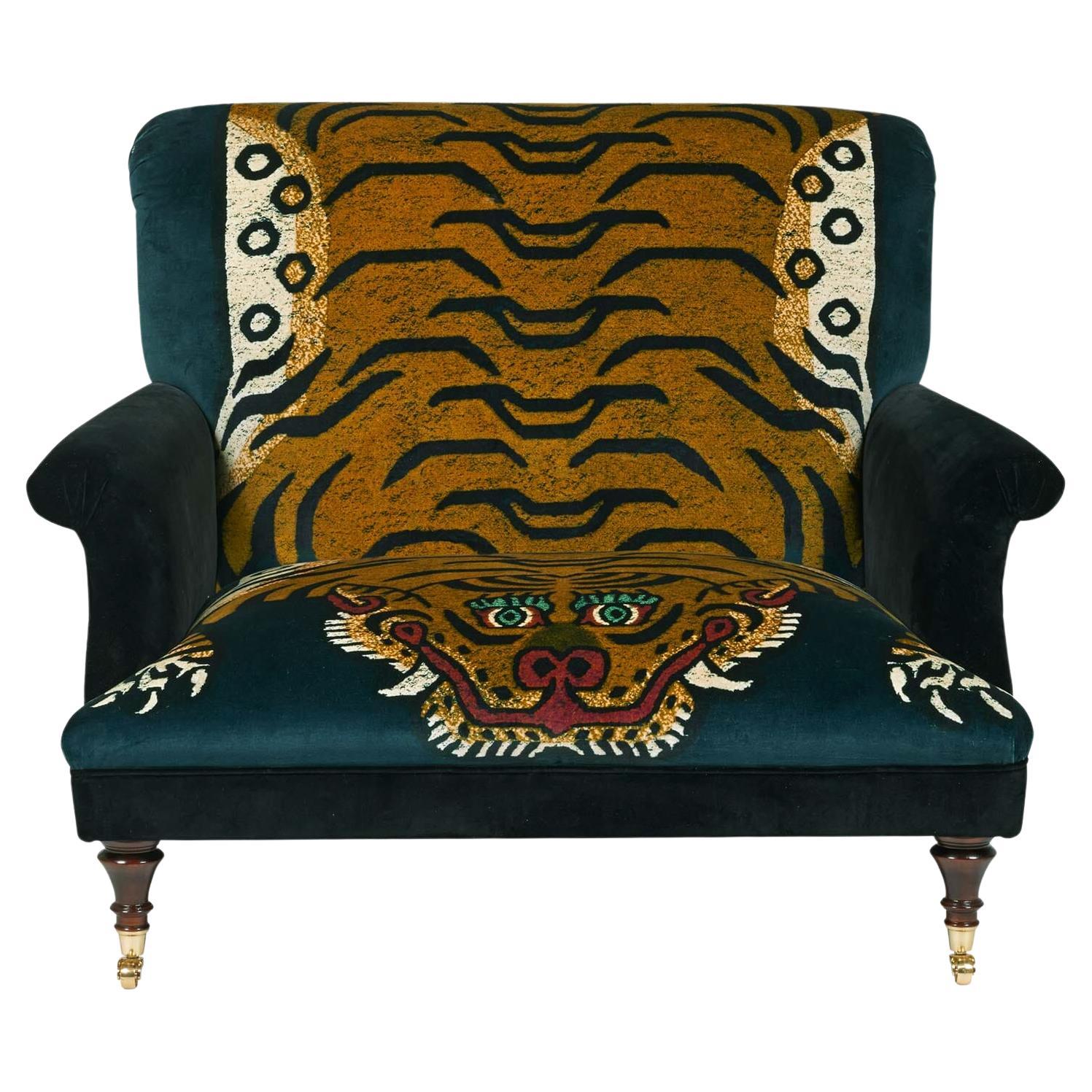 BLOOMSBURY Velvet Chair - SABER LOVE SEAT For Sale