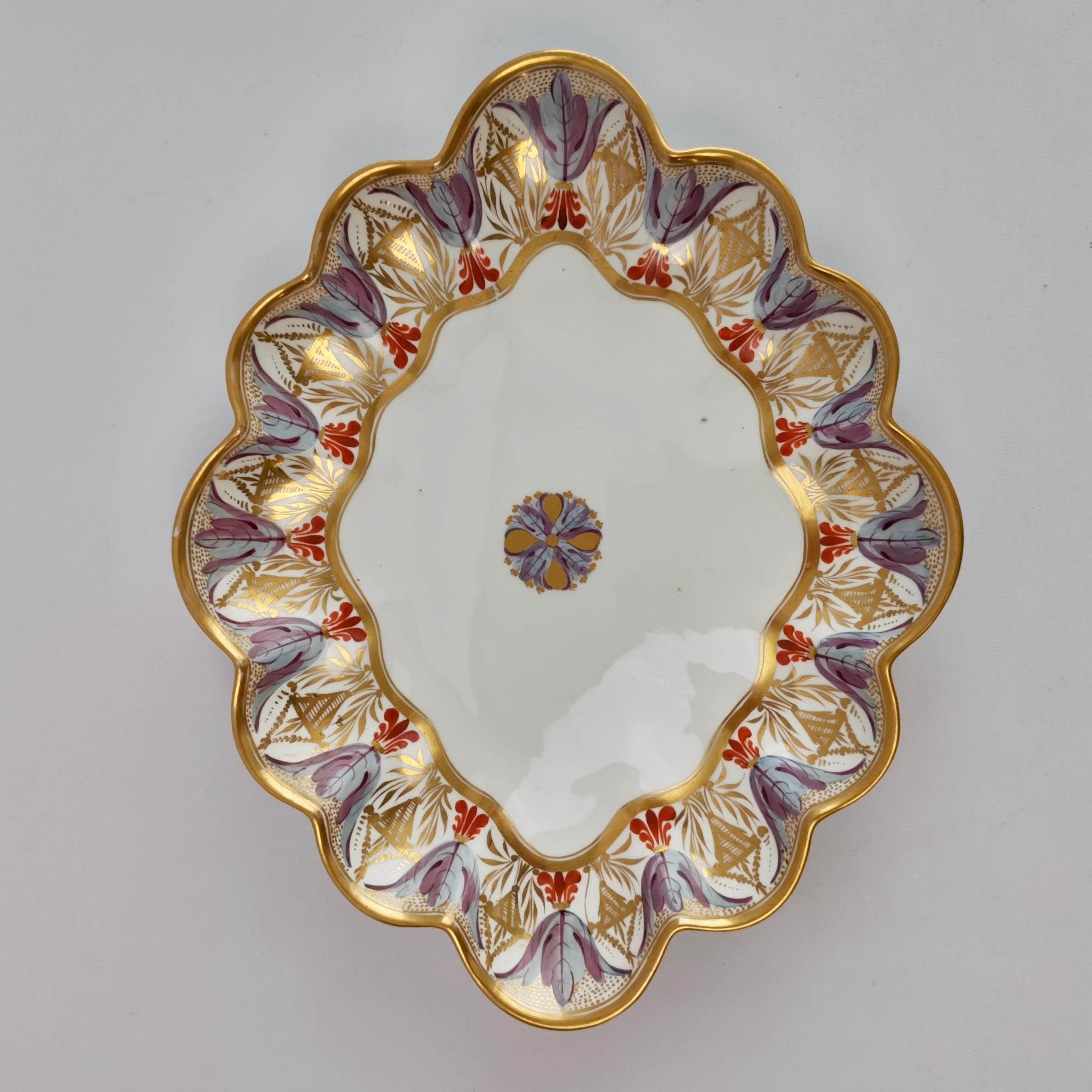 Bloor Derby Dessert Service, Neoclassical Pattern, Regency 1815-1820 4