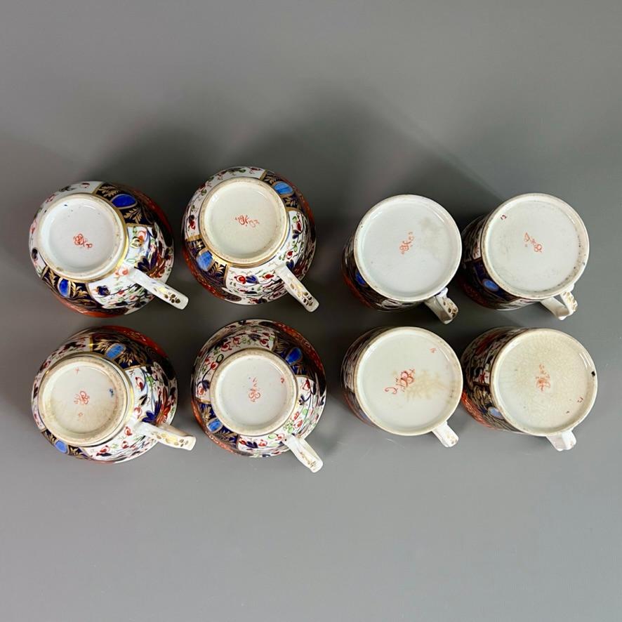 Bloor Derby Tea Service, Witches Pattern Imari, ca 1825 For Sale 7