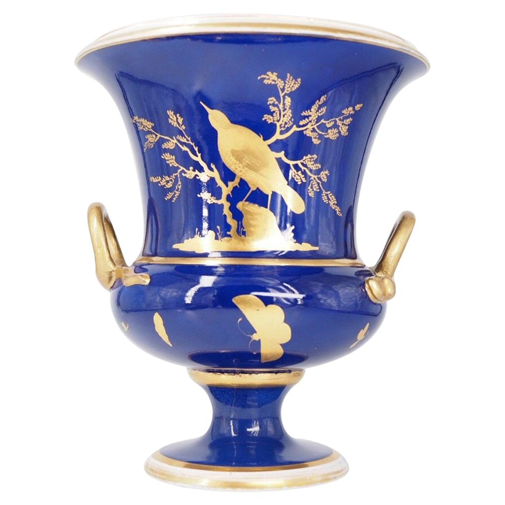 Bloor Derby Urn with Gilt Birds and Butterflies, c.1825   For Sale