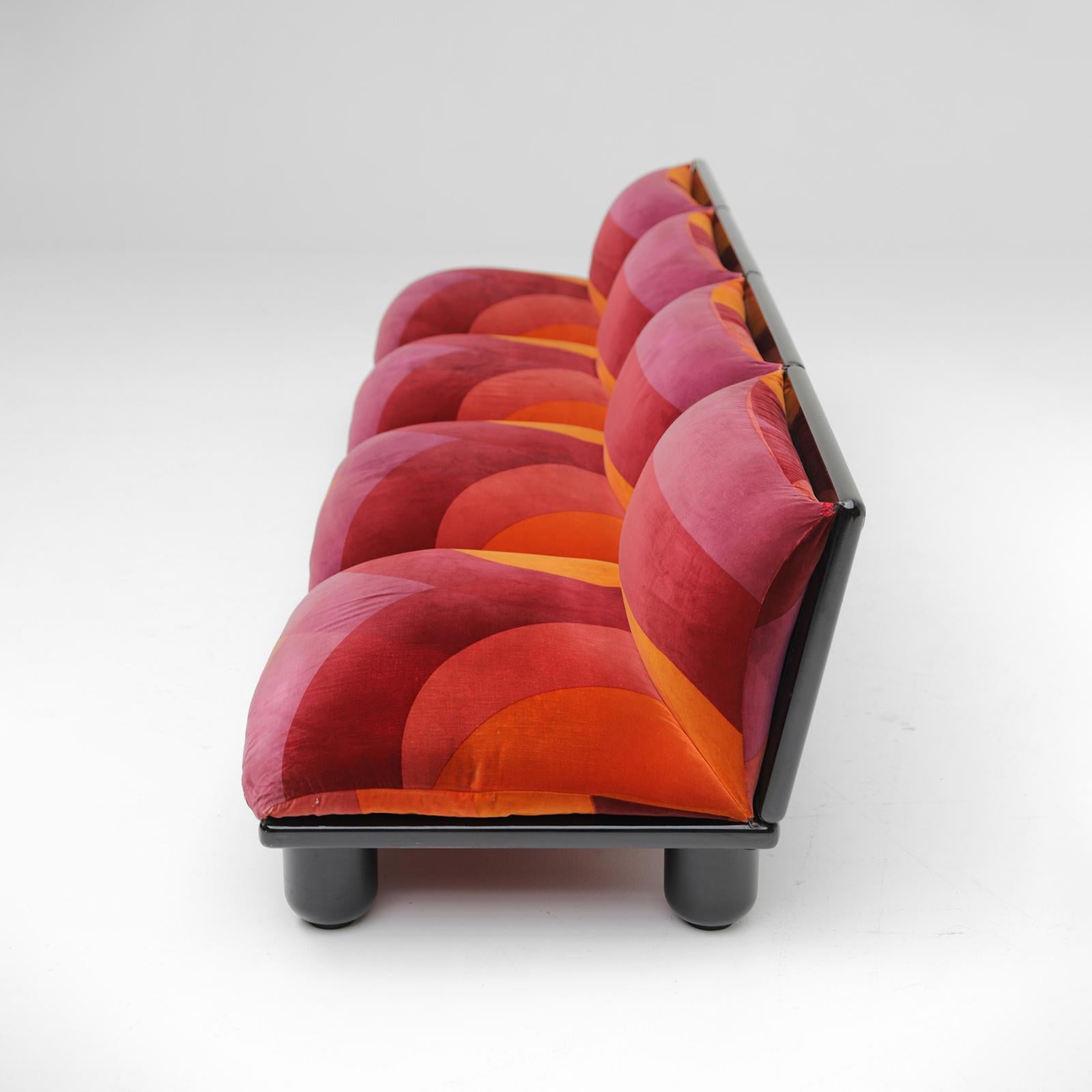 Mid-Century Modern Blop Sofa Set with Coffee Table by Carlo Bartoli for Rossi di Albizzate, Italy For Sale