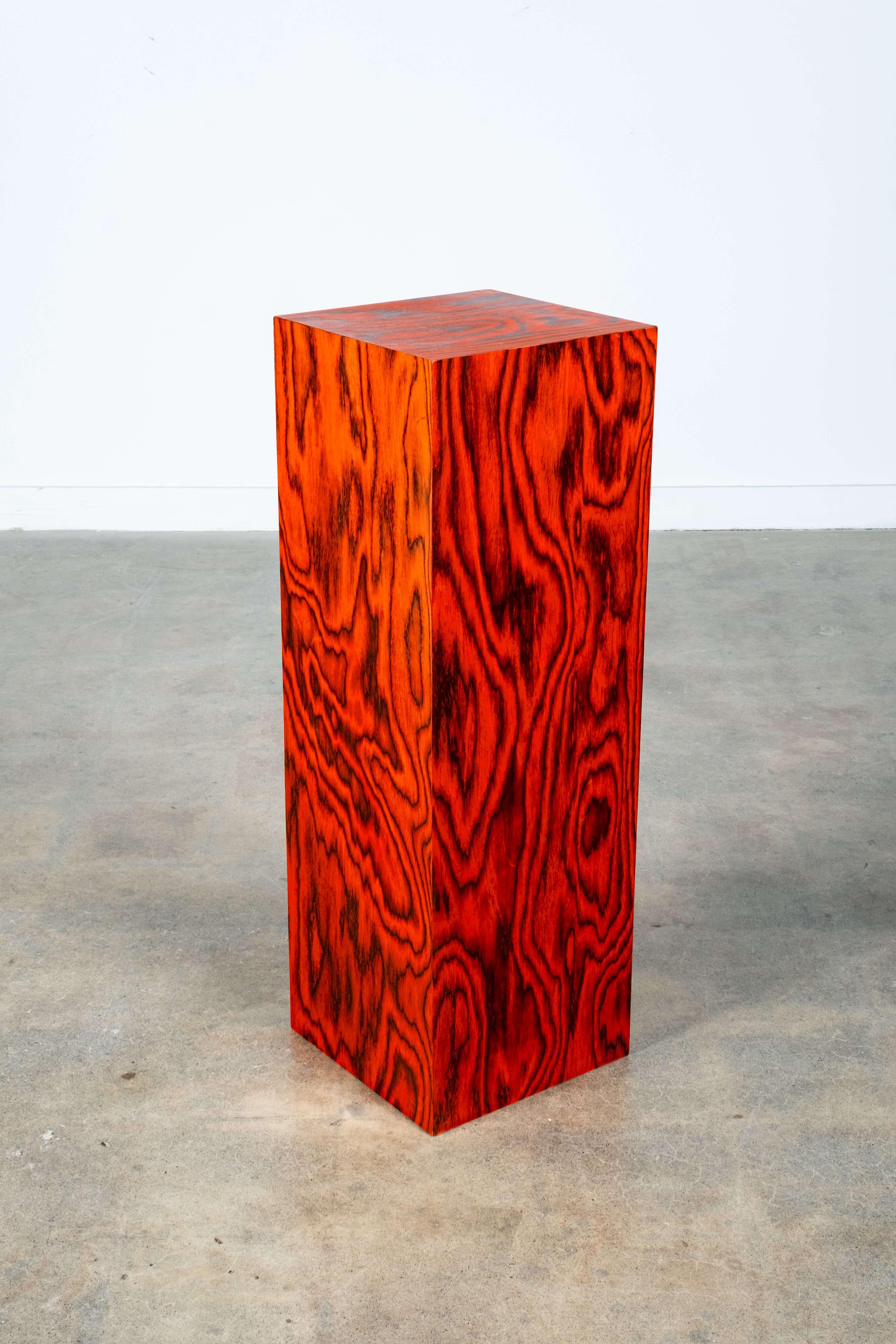 'Bloque 1', Modular Cube featuring Original 1980s Ettore Sottsass Veneer For Sale 3