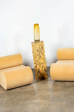 BLOQUE 1, Pedestal with Ettore Sottsass Veneer by Bonne Choice