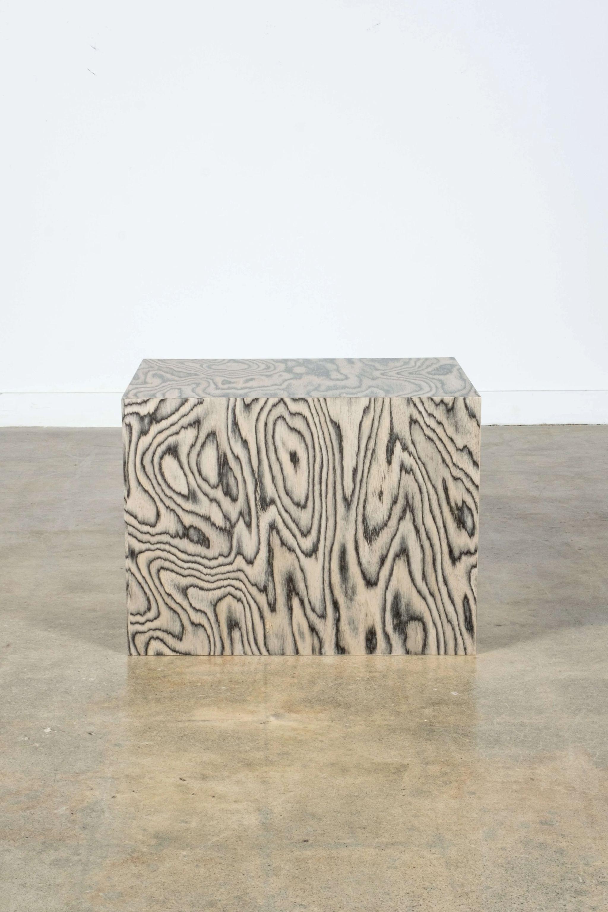 BLOQUE 2, Pedestal with Ettore Sottsass Veneer by Bonne Choice In New Condition For Sale In Toronto, ON