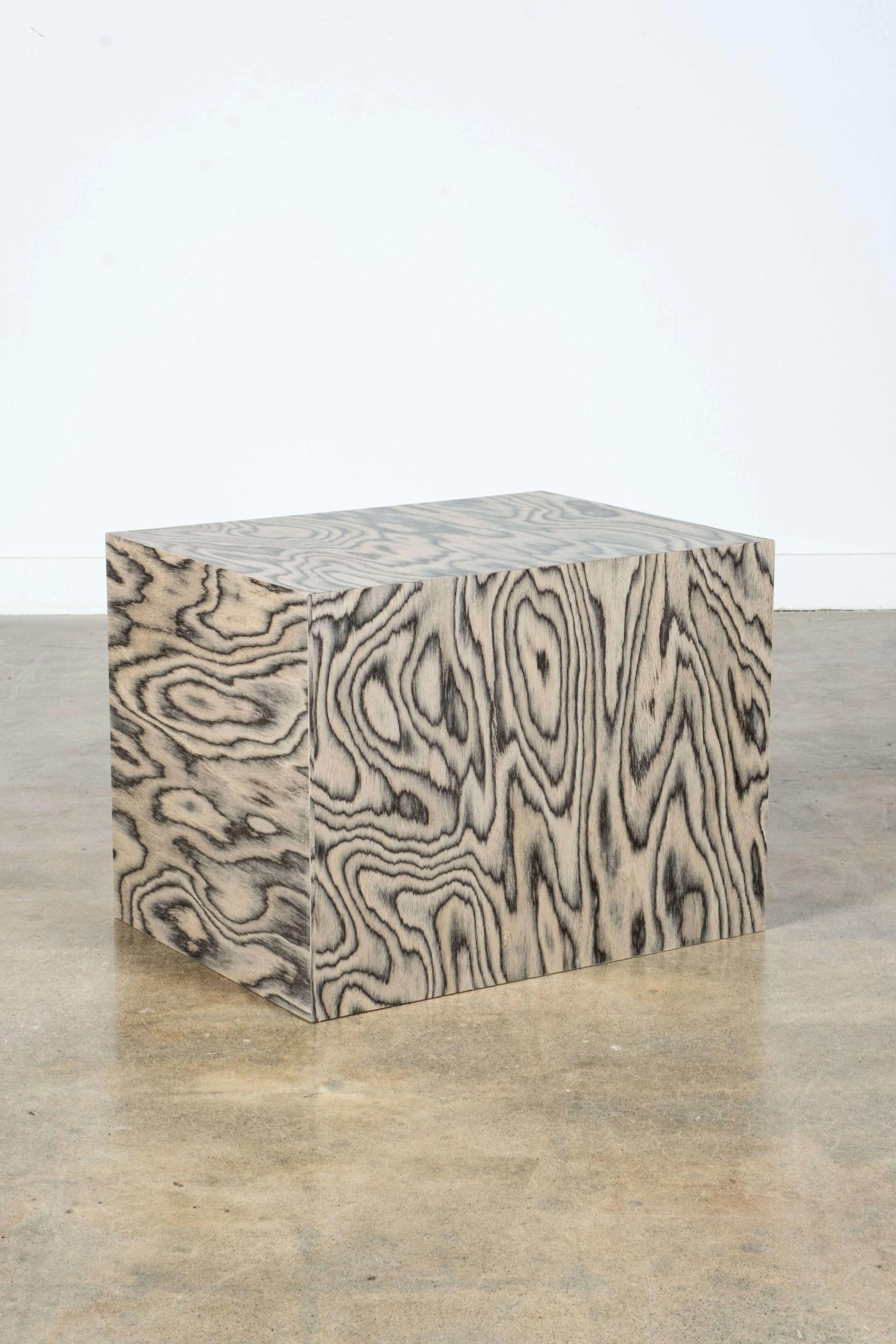 Contemporary BLOQUE 2, Pedestal with Ettore Sottsass Veneer by Bonne Choice For Sale