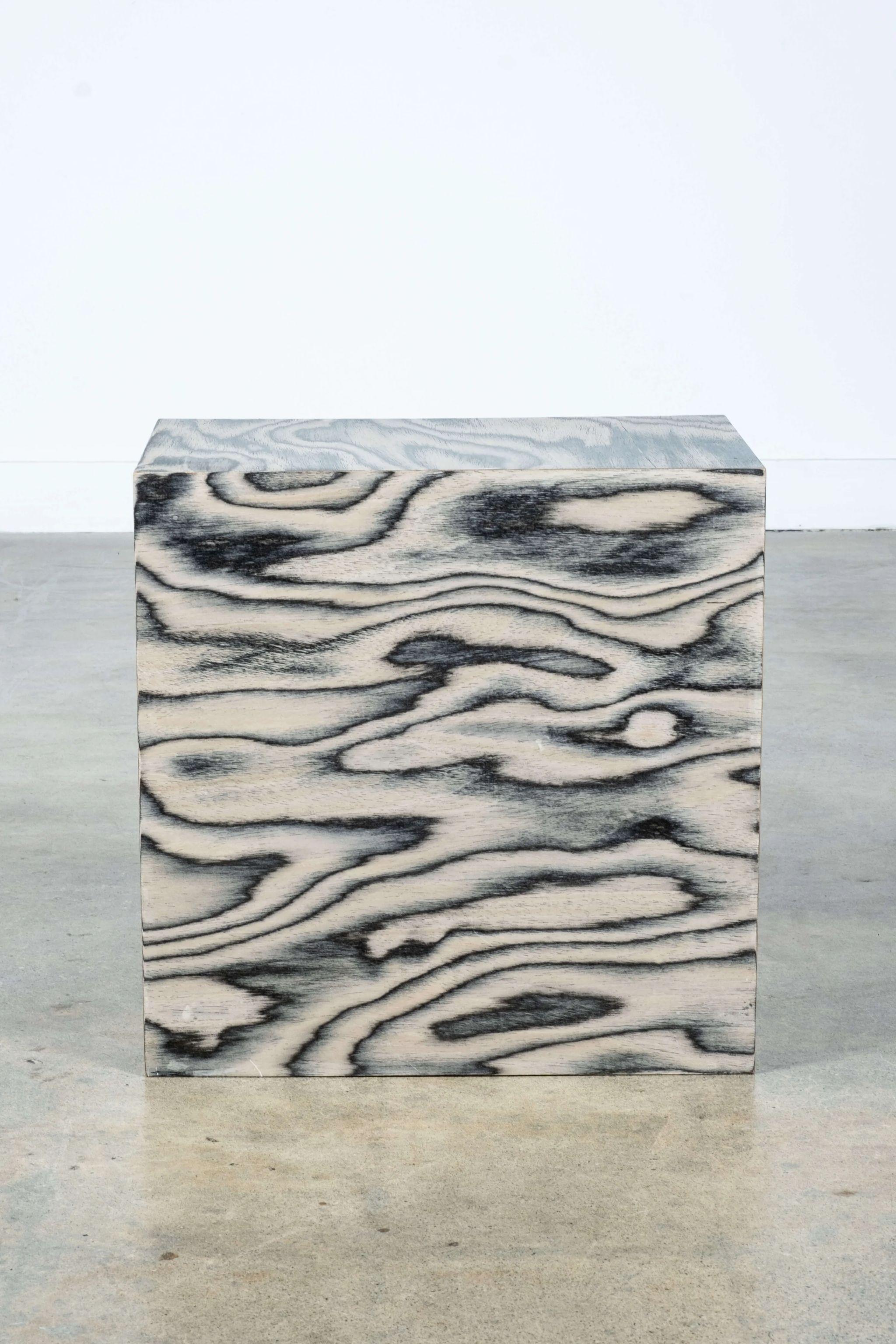 Canadian BLOQUE 4, Pedestal with Ettore Sottsass Veneer by Bonne Choice For Sale