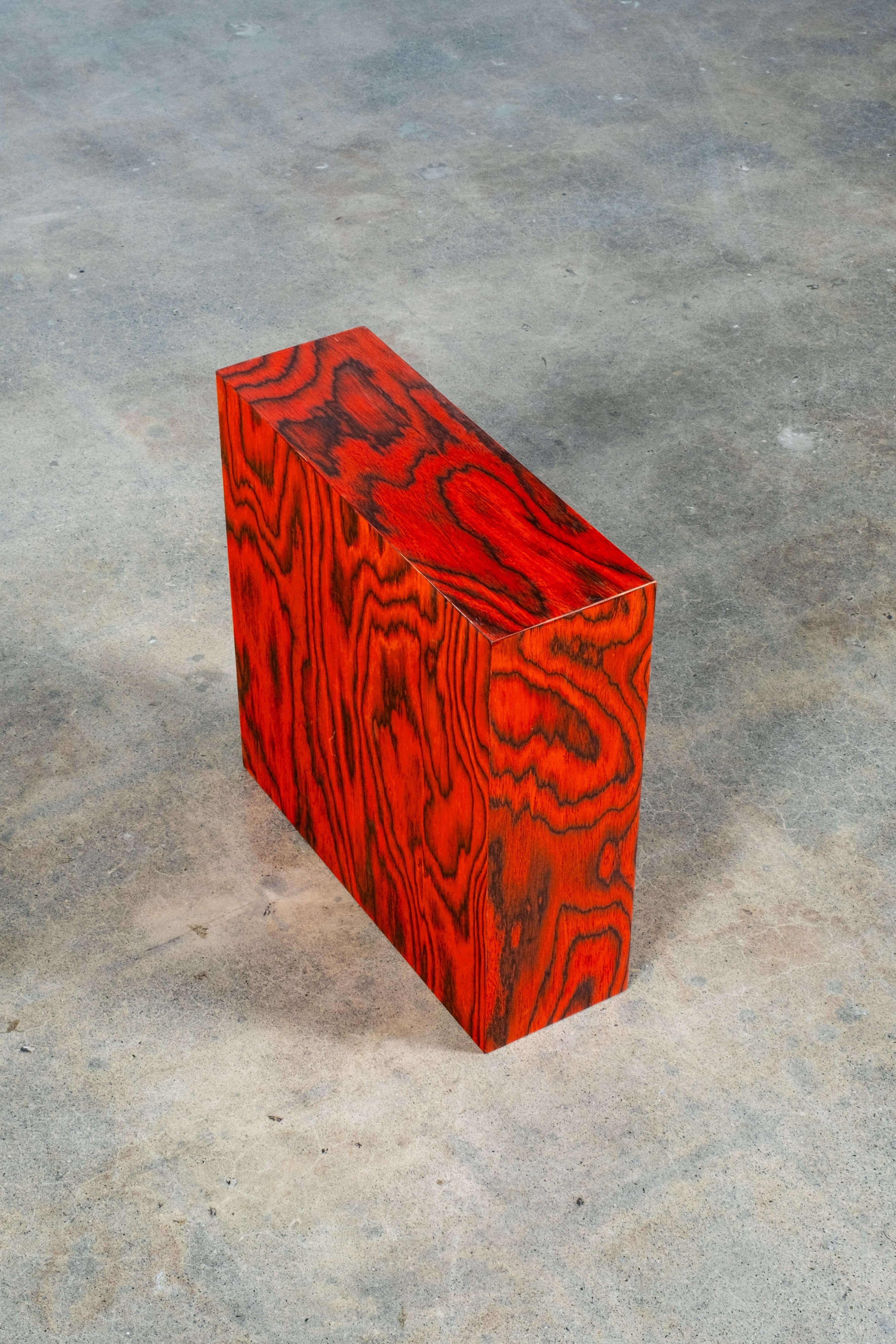'Bloque 5', Modular Cube Featuring Original 1980s Ettore Sottsass Veneer For Sale 1