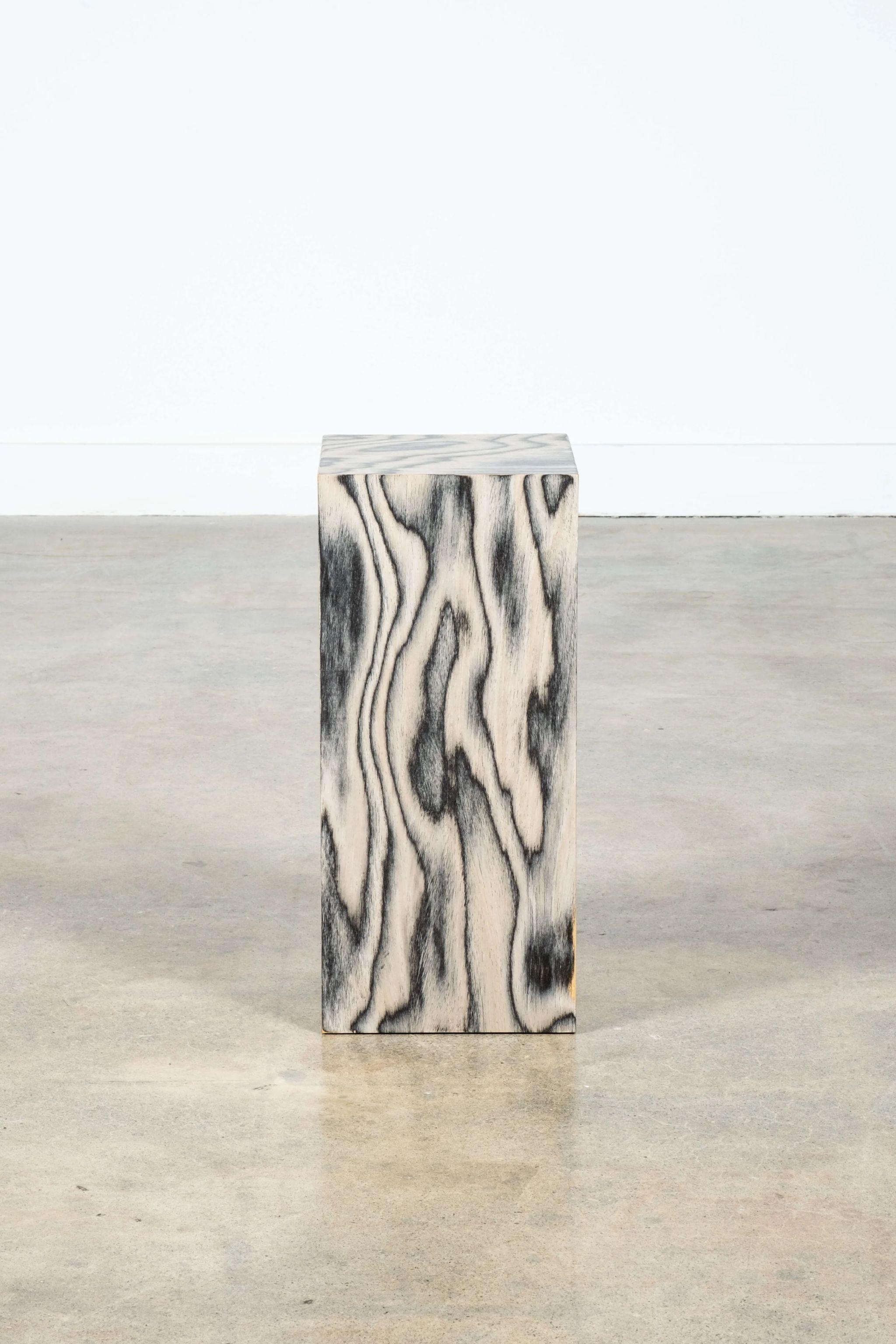 Canadian BLOQUE 6, Pedestal with Ettore Sottsass Veneer by Bonne Choice For Sale