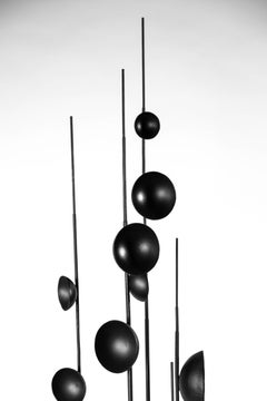 Blossfeldt Station II by Tom Palmer, Rubber Coated Steel and Gilding Metal