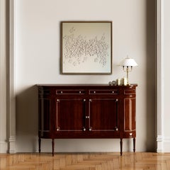 Blossom, a Piece of 3D Sculptural Cream Leather Wall Art