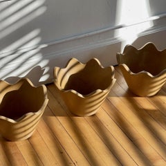 Blossom Bowl: Large Bowl in Honeycomb Jaisalmer Stone by Anastasio Home