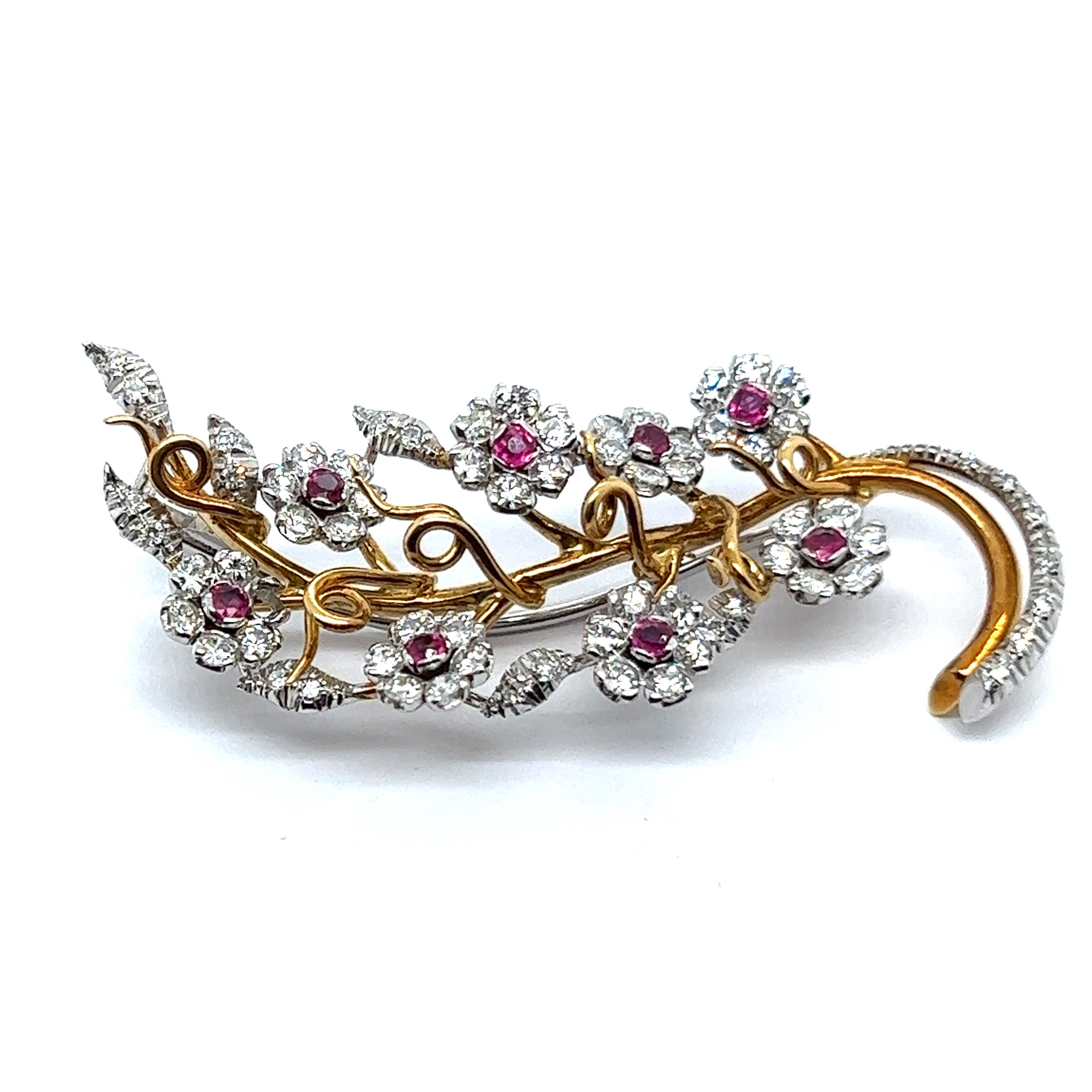 Introducing the Sakura Blossom Brooch - A Timeless Treasure!

Elevate your style with our exquisite blossom brooch, a true masterpiece that captures the essence of beauty and fleeting moments.

Meticulously crafted in 18 karat yellow and white gold,