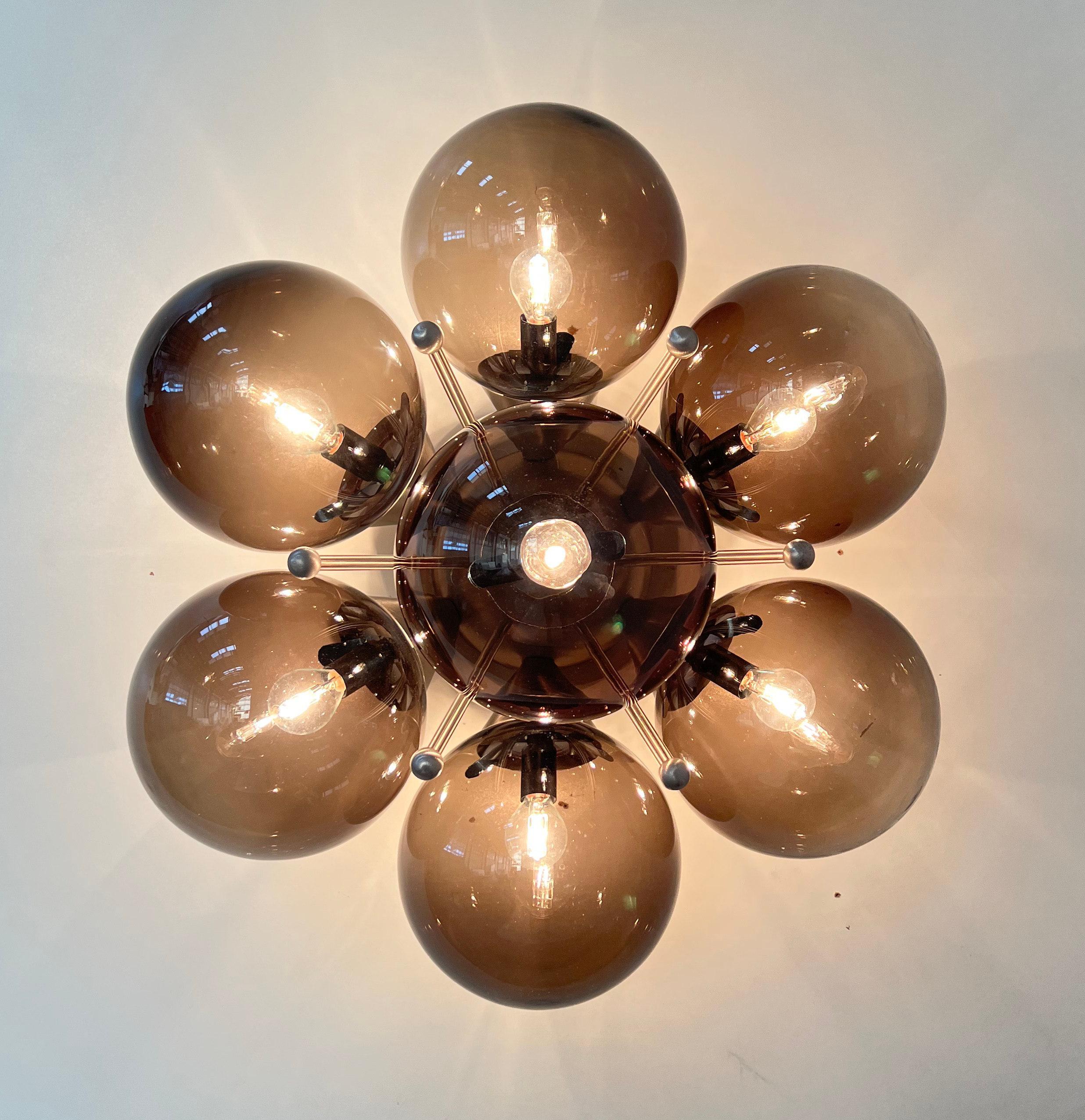 Verre brun Monture Blossom de Fabio Ltd en vente
