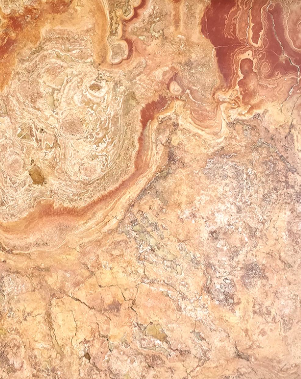 BLOSSOM (L) - table basse verte (acier et granit vert) par Candas Design en vente 9