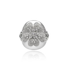 Blossom Pave Dome Ring