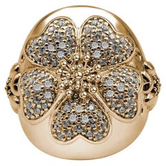 Blossom Pave Dome Ring