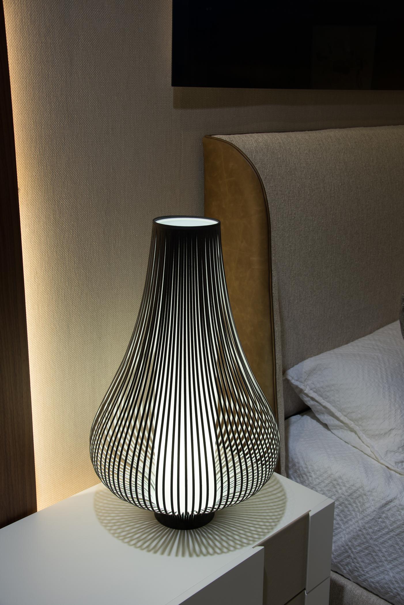 Metal Blossom Table Lamp For Sale