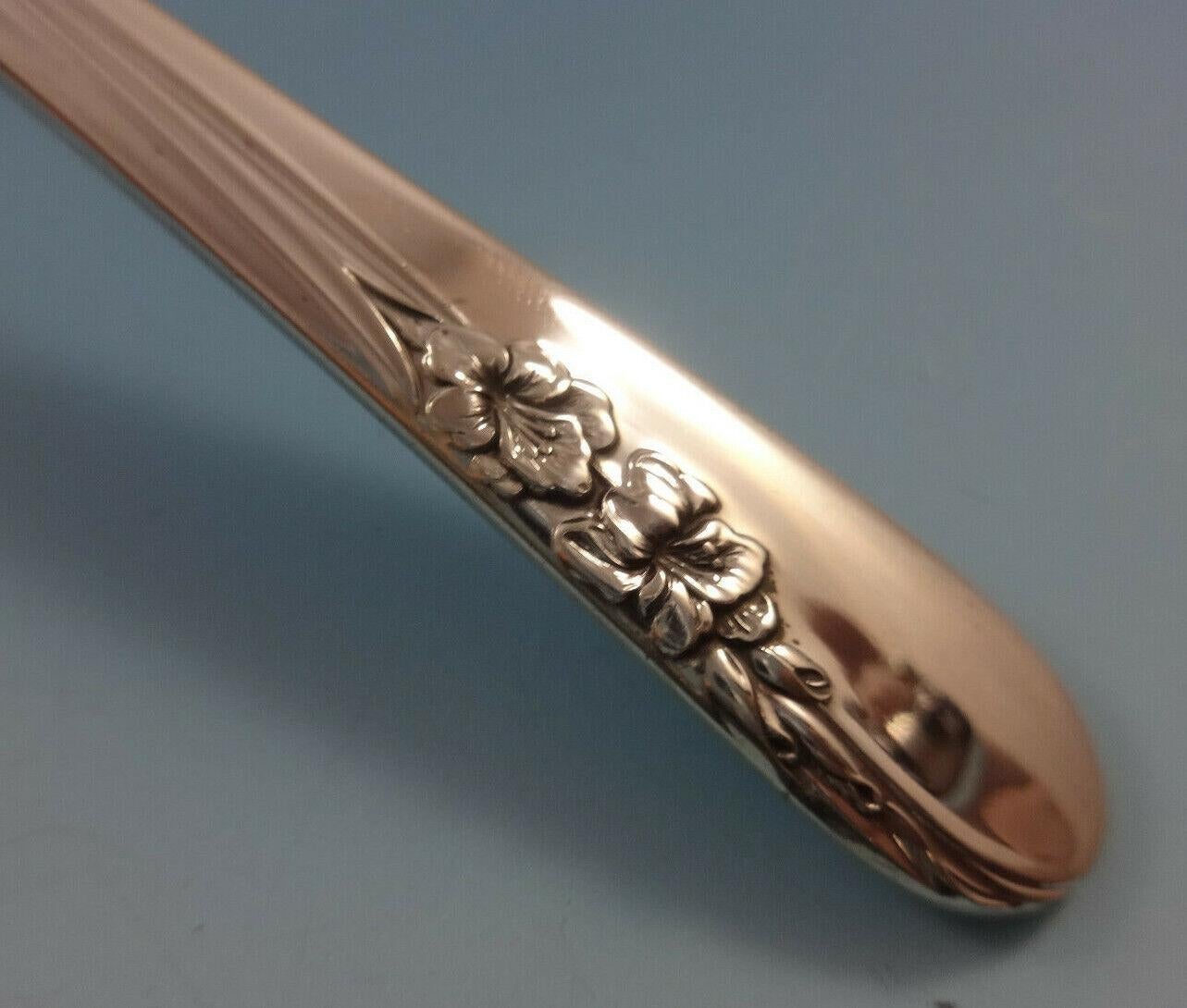 Servicio de cubiertos Blossom Time by International Sterling Silver Juego de 8 cubiertos 50 piezas Plata esterlina en venta