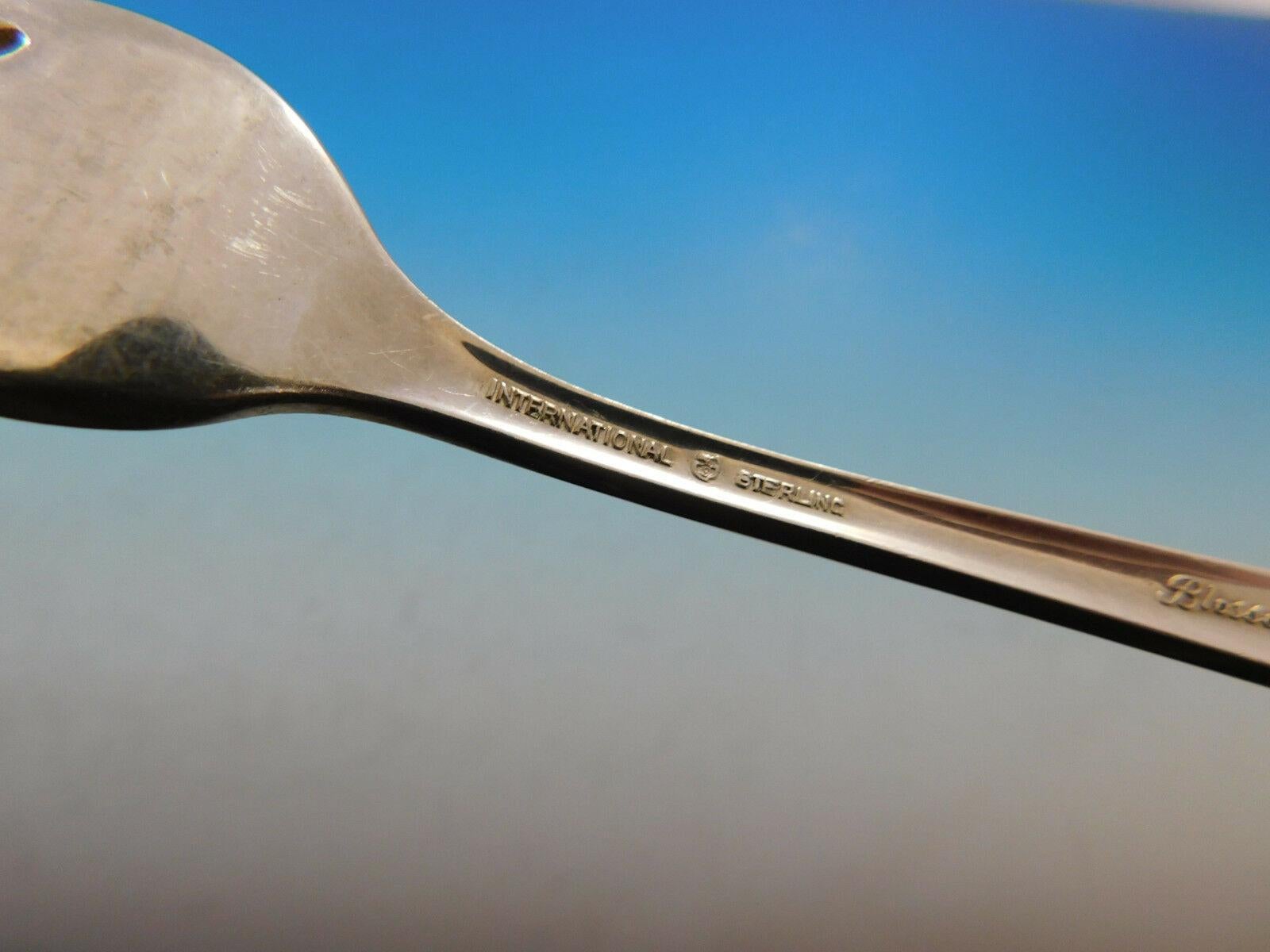 20ième siècle 8 services de couverts en argent sterling Blossom Time par International, 58 pièces en vente