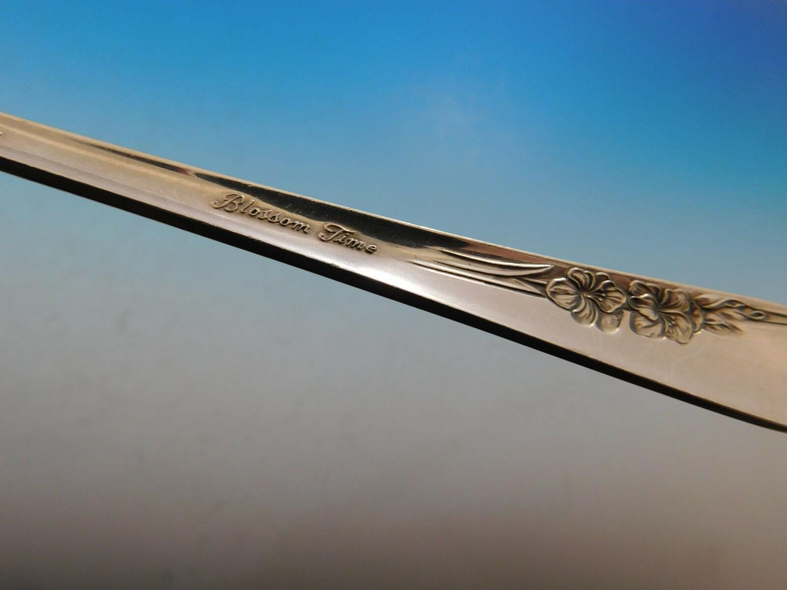 Argent sterling 8 services de couverts en argent sterling Blossom Time par International, 58 pièces en vente