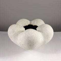 Blossom Vase Round Pottery by Yumiko Kuga