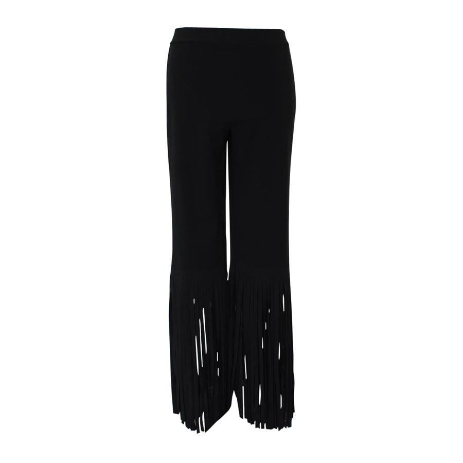 Black Chiara Boni Blouse pants suit size 42 For Sale