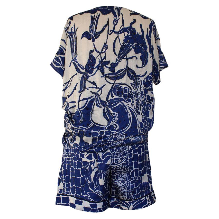 Viola Emilio Pucci Camicetta e pantaloncini taglia 42 in vendita