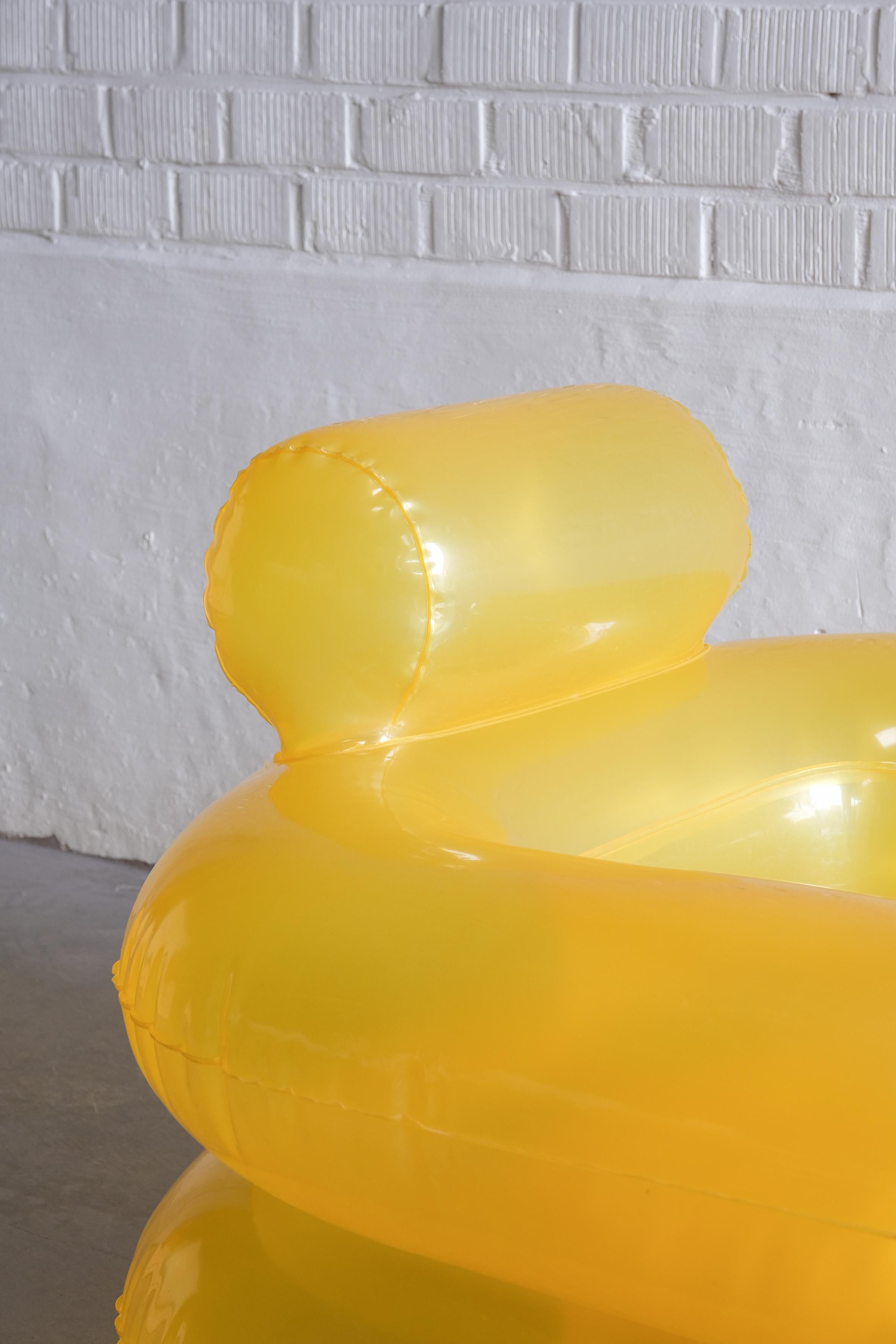 Plastic Inflatable 'Blow Chair' by Jonathan de Pas 1960, outdoor or indoor  For Sale