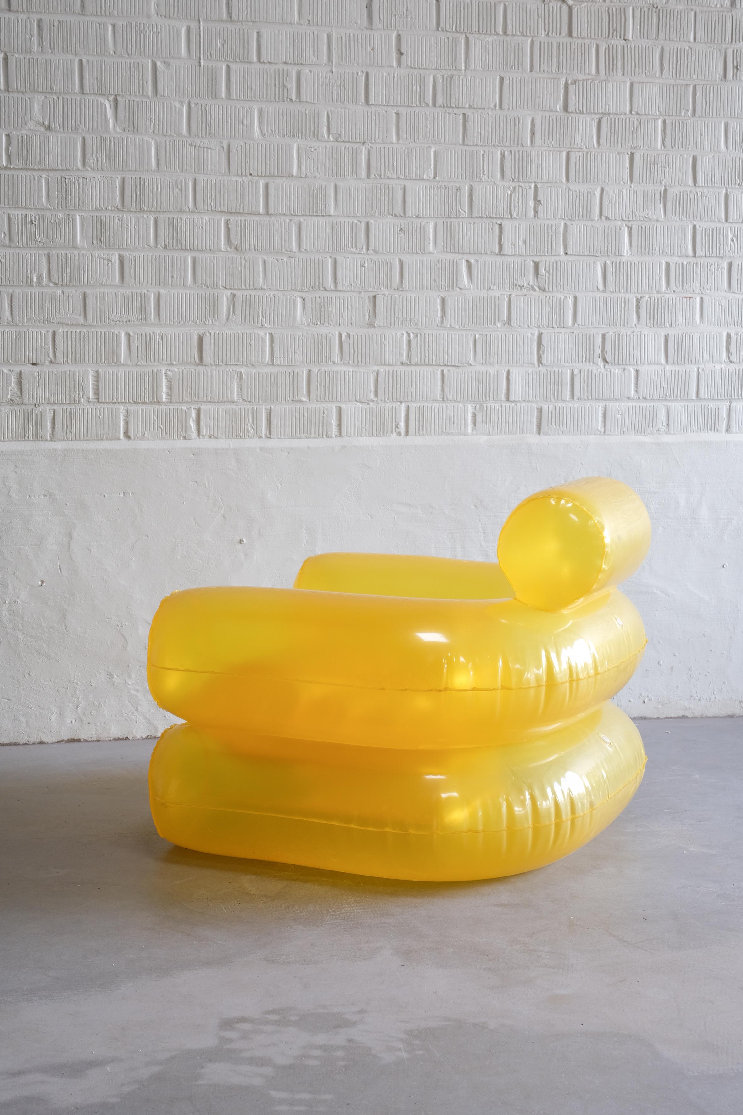 Italian Inflatable 'Blow Chair' by Jonathan de Pas 1960, outdoor or indoor  For Sale