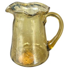 Blow Glass Milk Jar by Odilon Avalos
