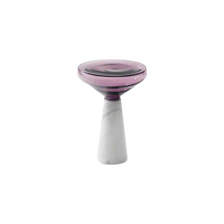 Blow Side Table Amethyst by Draenert
