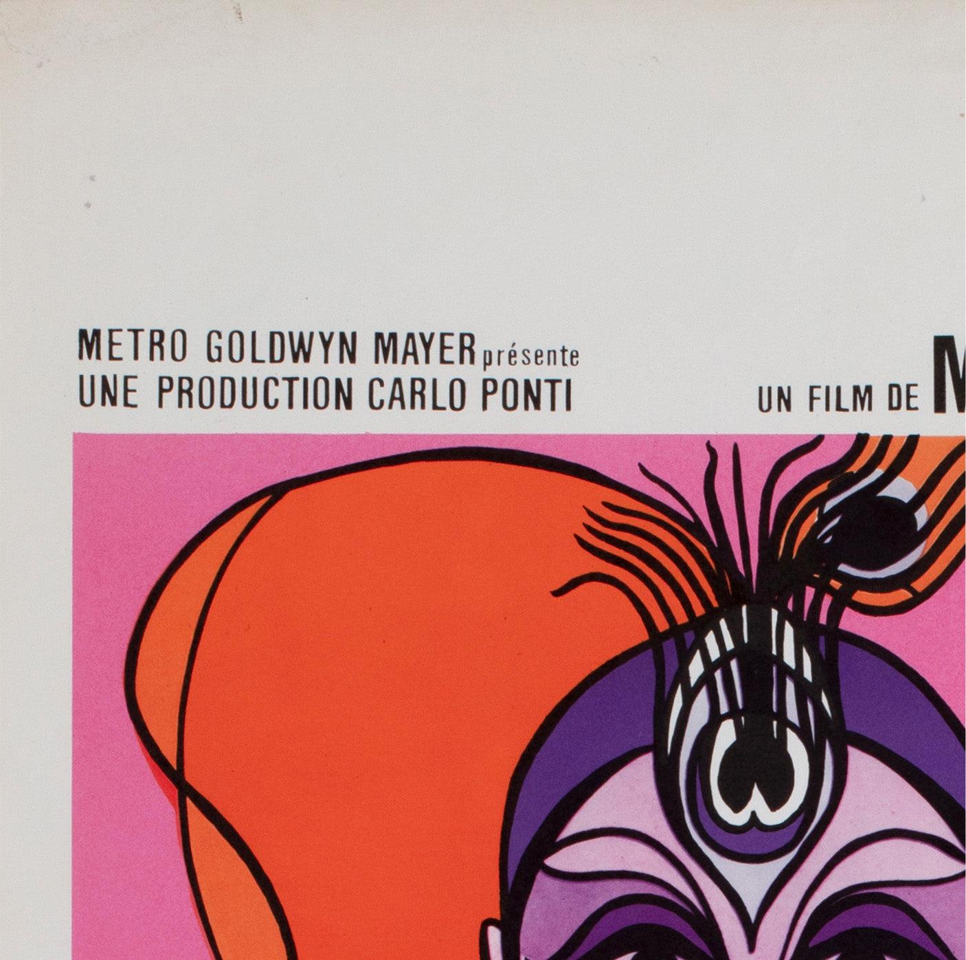 Blow-up 1966 Belgian Film Poster, R. Delheux In Good Condition For Sale In Bath, Somerset
