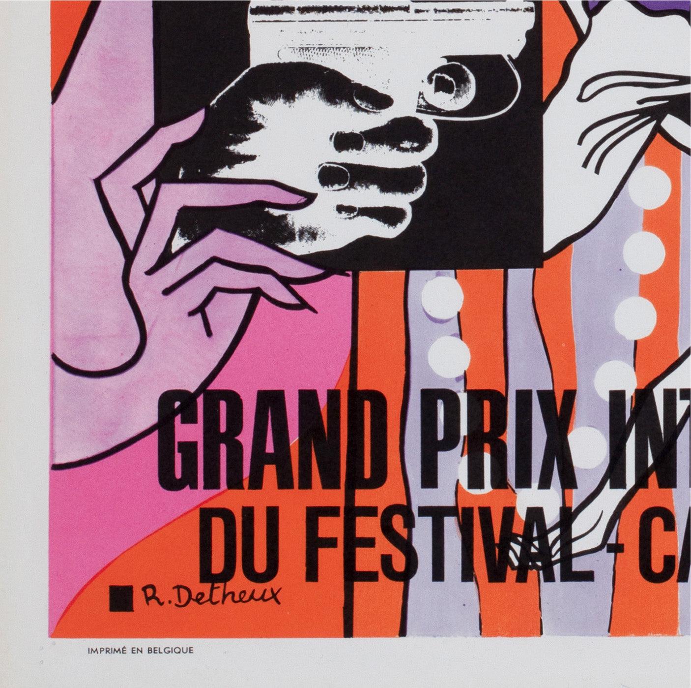 Blow-up 1966 Belgian Film Poster, R. Delheux For Sale 2