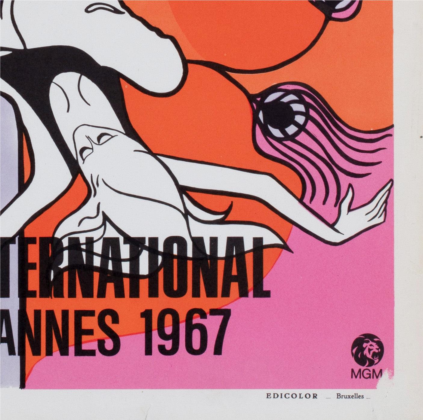 Blow-up 1966 Belgian Film Poster, R. Delheux For Sale 3