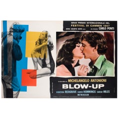 "Blow-Up" 1966 Cartel de la película italiana Photobusta
