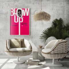 Blow-up 1967 Danish Film Movie Poster, Stevenov